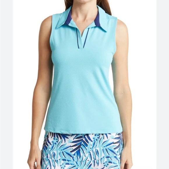 Gottex Aqua Sleeveless Top Golf & Tennis - Picture 1 of 10